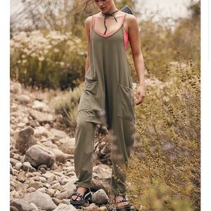 Free people NWT hot shot onesie sea grass green size small